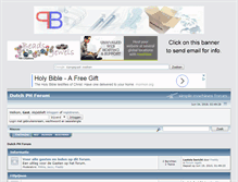 Tablet Screenshot of dutch-phforum.com